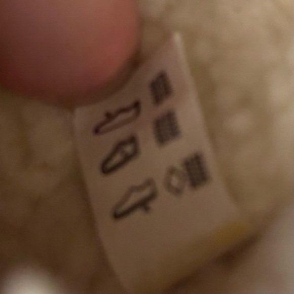 LAND’S END Sz 7B Slippers Clogs Faux Shearling Embroidered Flower and Bees NEW - Picture 11 of 14